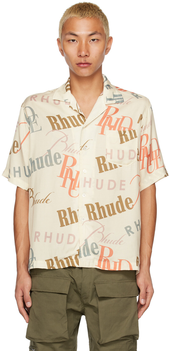 

Рубашка Off-White с принтом Rhude