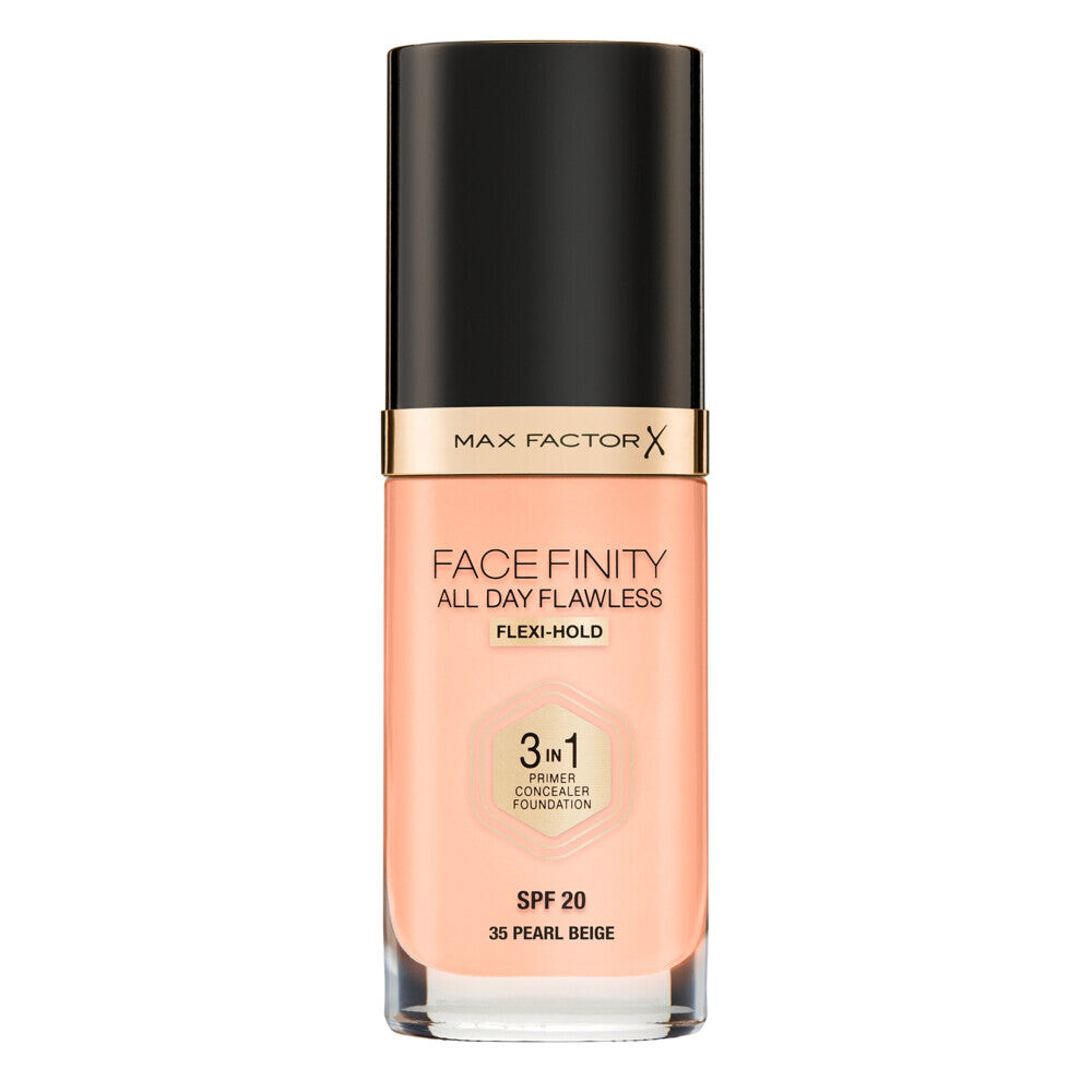 

Max Factor Facefinity All Day Flawless 3 в 1 Жидкая тональная основа 35 Жемчужно-бежевый 30 мл