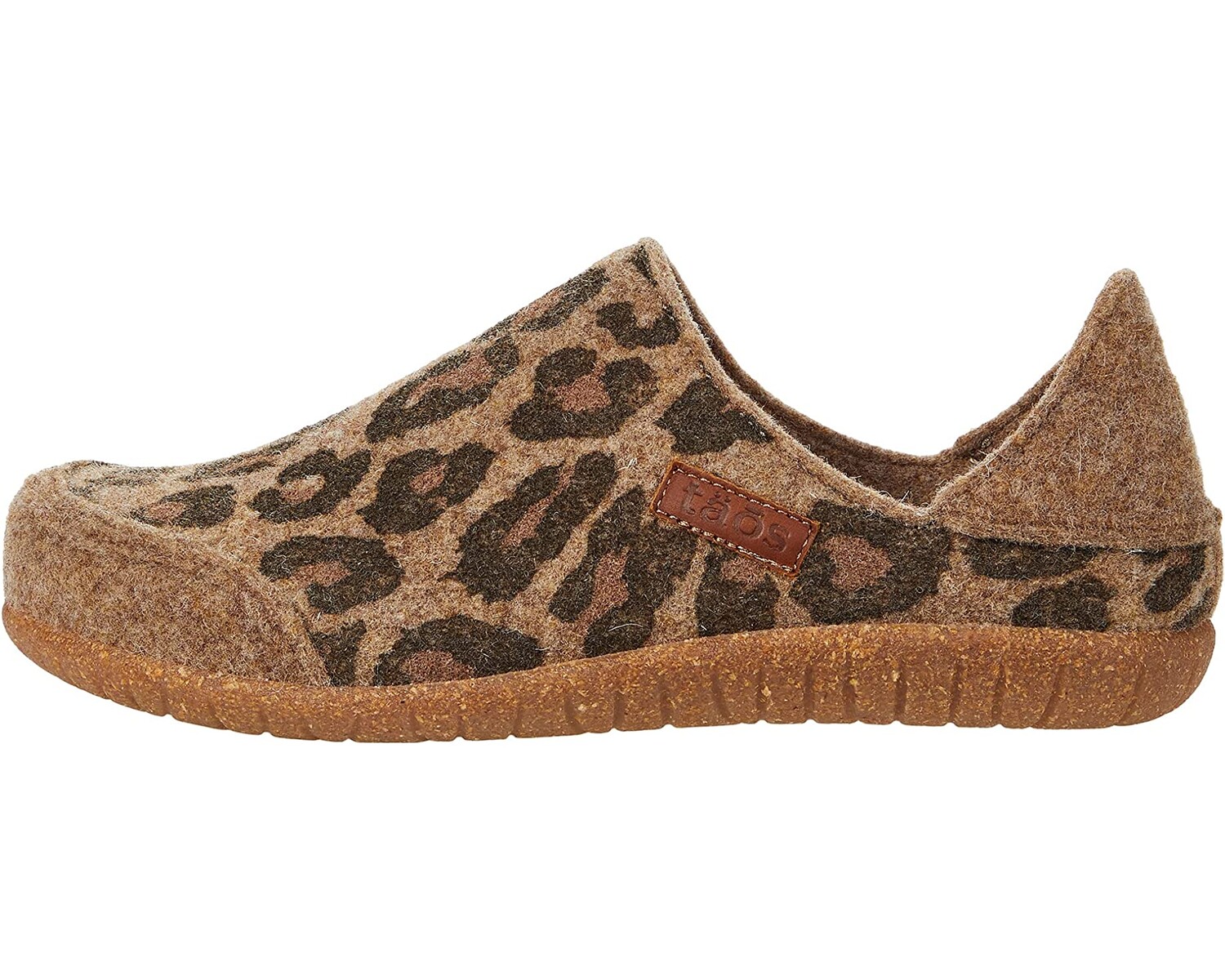 

Слипперы Convertawool Taos Footwear, тан леопард