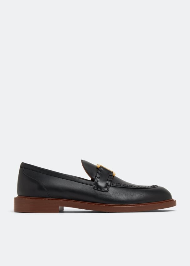 

Лоферы CHLOÉ Marcie loafers, черный