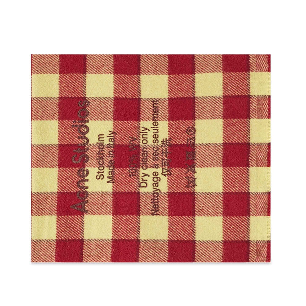 

Шарф Acne Studios Cassiar Check Narrow New Scarf