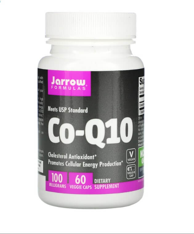 Коэнзим Q10, 100 мг, 60 растительных капсул, Jarrow Formulas doctor s best высокоусвояемый коэнзим q10 с биоперином 200 мг 60 растительных капсул