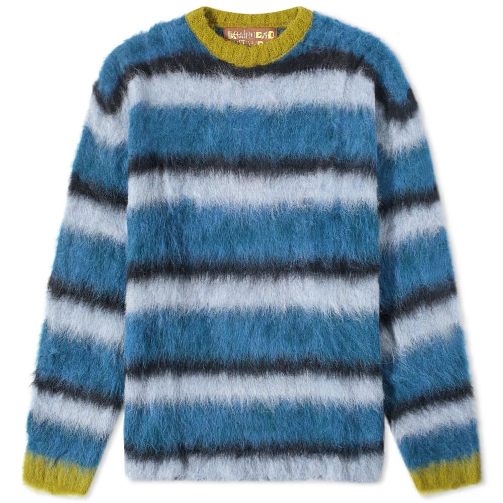 

Джемпер Brain Dead Boxy Stripe Crew Knit, Синий