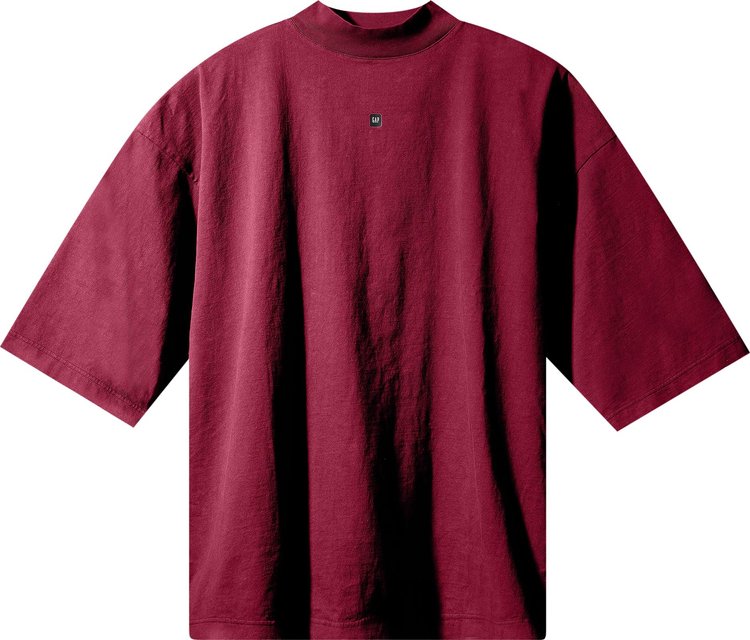Футболка Yeezy Gap Engineered by Balenciaga Logo 3/4 Sleeve Tee 'Red', красный джоггеры gap красный