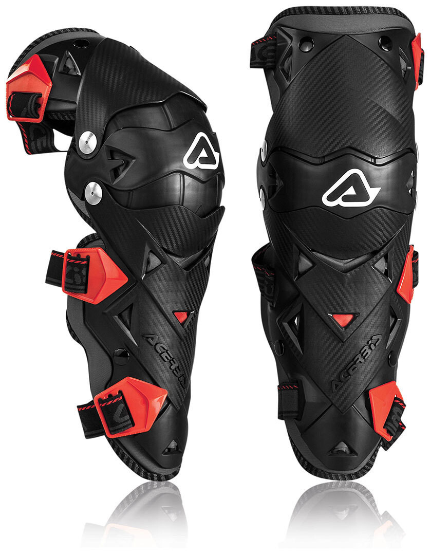 Защитники Acerbis Impact Evo 3.0 колена, черный/красный