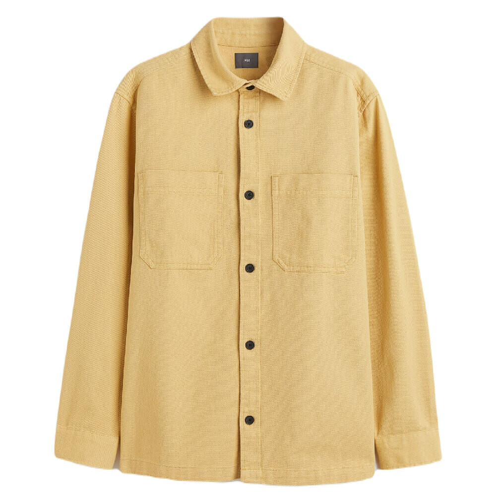 

Рубашка H&M Regular Fit, светло-желтый