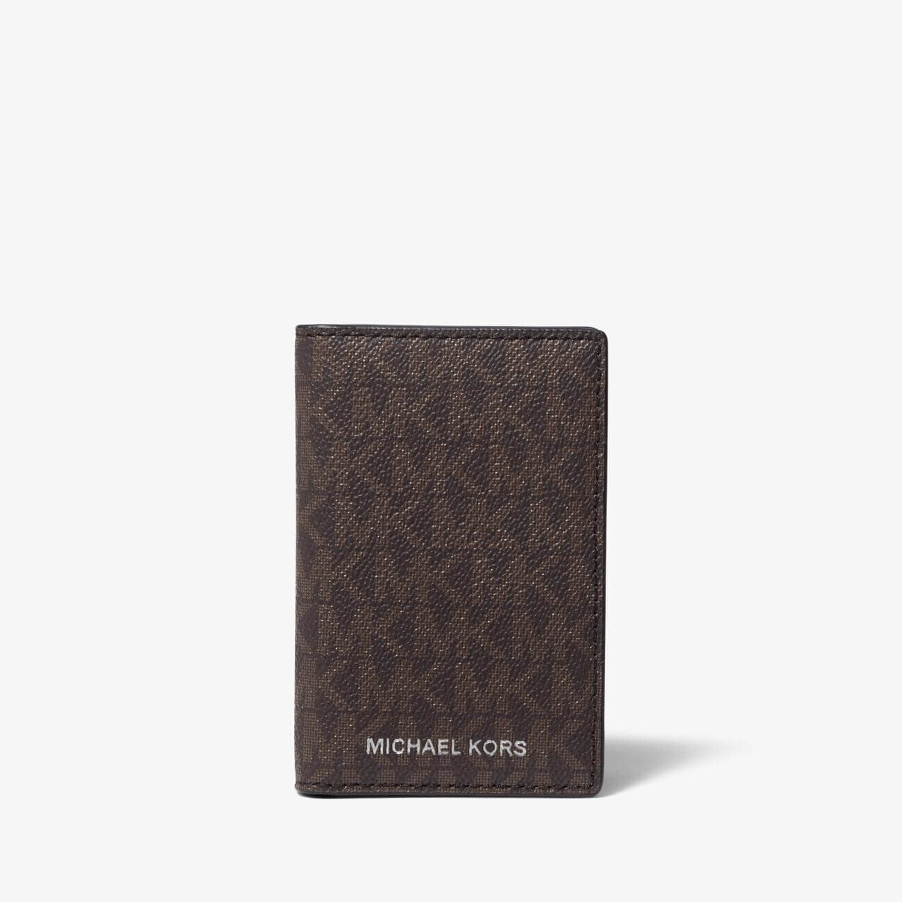 

Кошелек Michael Kors Hudson Logo Bi-Fold, коричневый