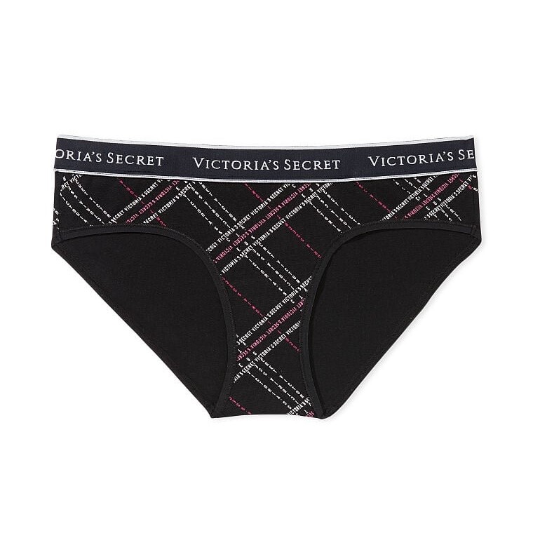 

Хипхагеры Victoria's Secret Logo Cotton, черный