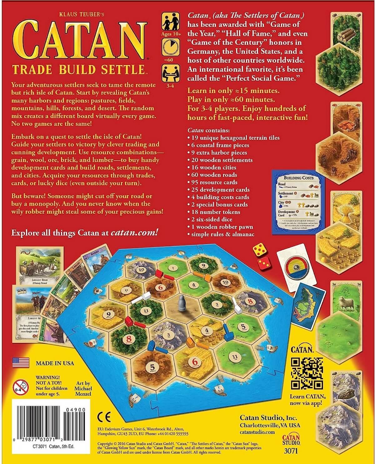 Настольная игра Catan Studio Catan: Trade Build Settle – заказать из-за  границы с доставкой в «CDEK.Shopping»