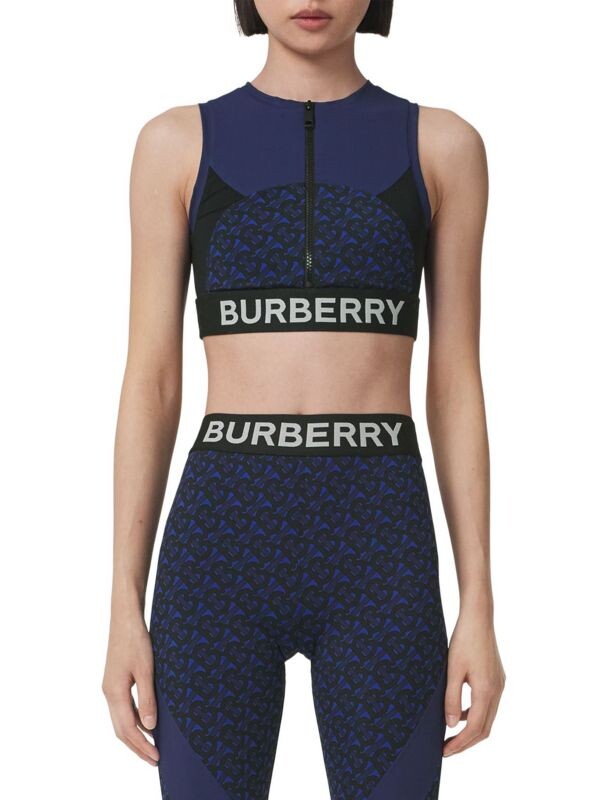 

Укороченный топ quinn performance Burberry Deep royal