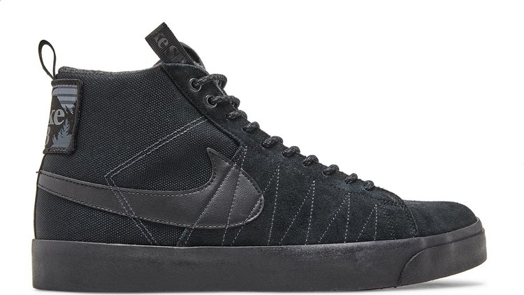 Кроссовки Nike Blazer Mid Premium SB 'Acclimate Pack - Triple Black', черный - фото