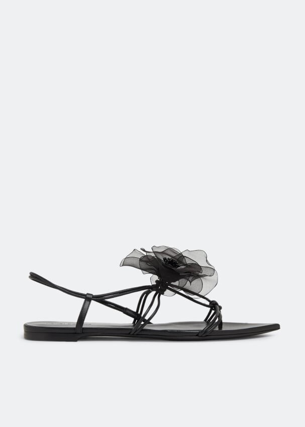 

Сандалии NENSI DOJAKA Flower sandals, черный