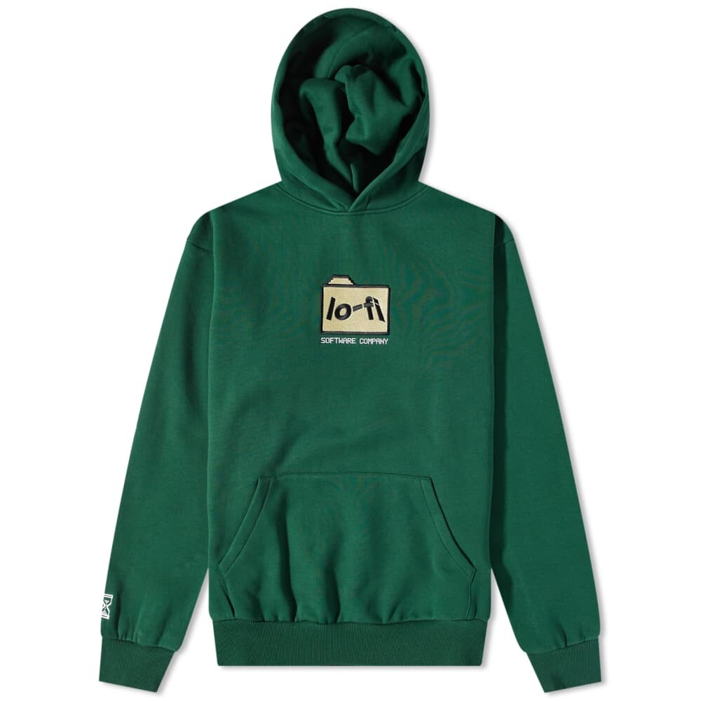

Толстовка Lo-Fi Folder Logo Hoody, Зеленый