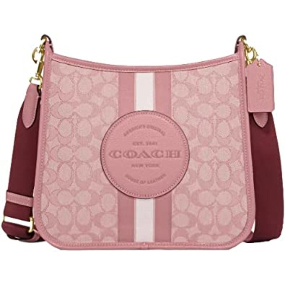 

Сумка COACH Women's Dempsey File in Signature Jacquard, розовый