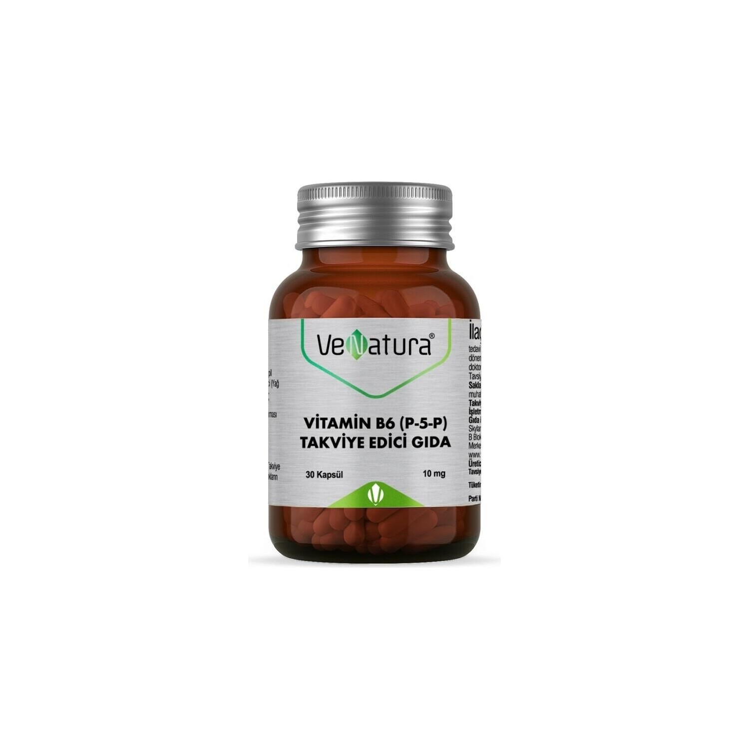 Витамины Venatura B6, 30 капсул цитрат магния и витамин b6 venatura 90 таблеток