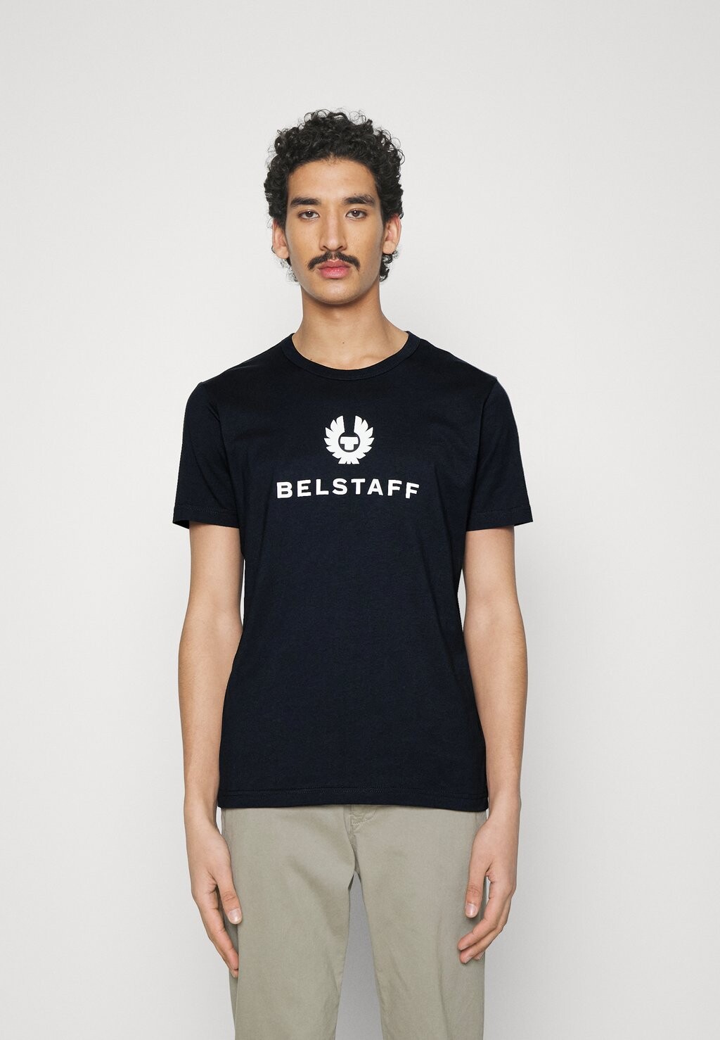 

Футболка с принтом SIGNATURE Belstaff, темные чернила