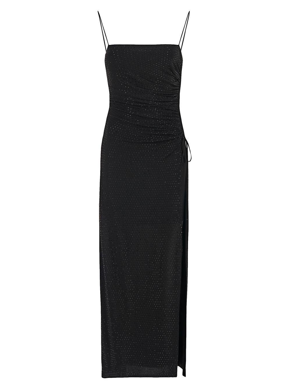 

Платье из джерси Hanna с кристаллами Halston, черный