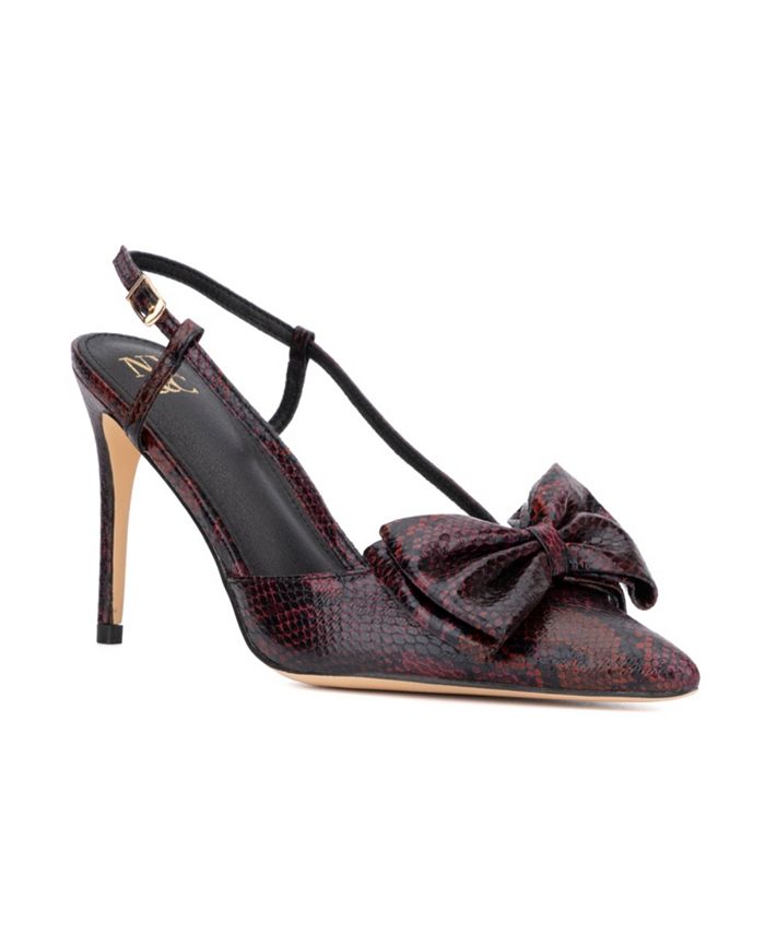 Женские туфли-лодочки на каблуке Джорджина New York & Company, красный