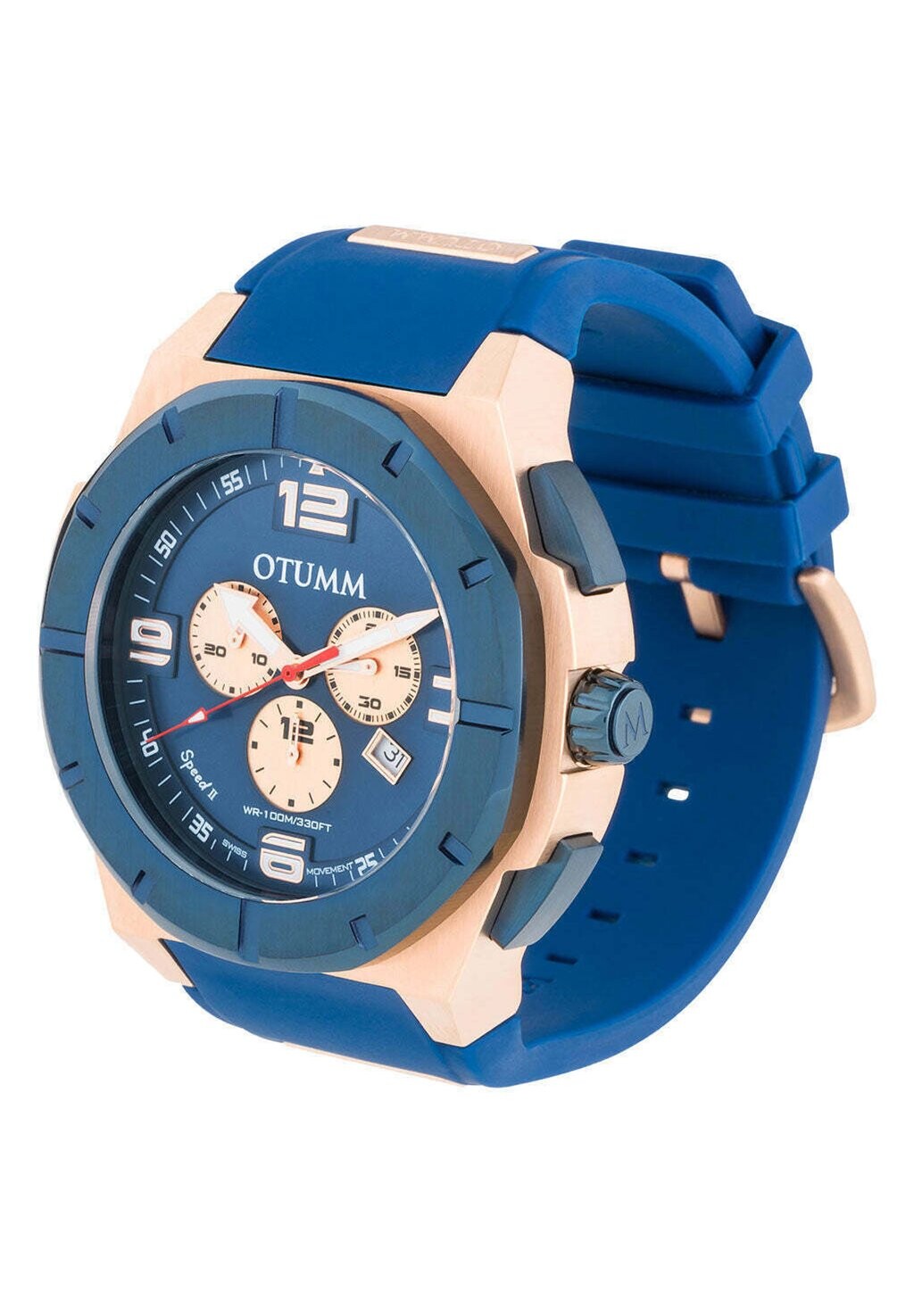 

Хронограф SWISS MOVEMENT Otumm, цвет blue
