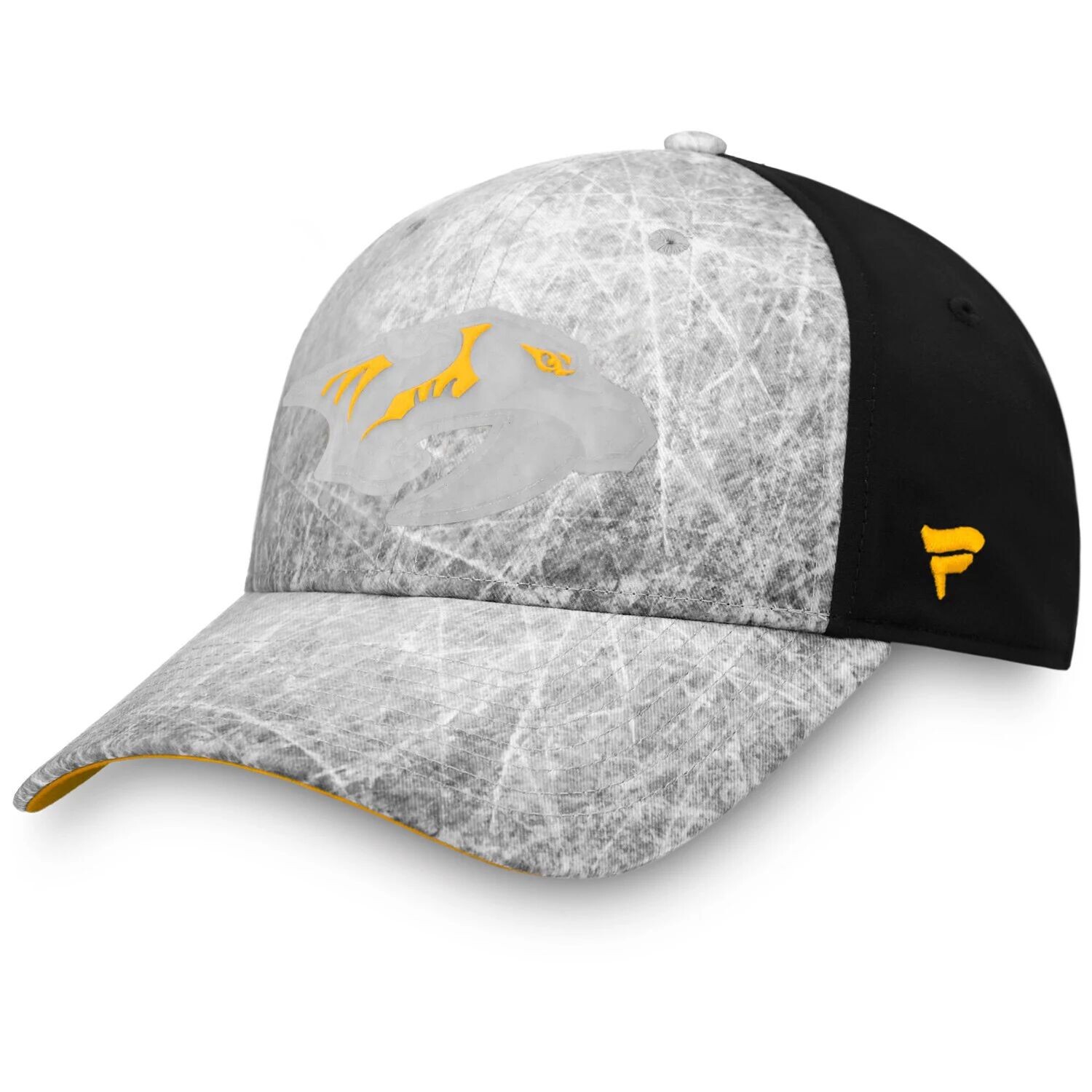 

Мужская серая кепка Fanatics с логотипом Nashville Predators Ice Field Flex