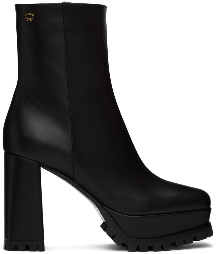 

Черные гарлемские ботильоны Gianvito Rossi