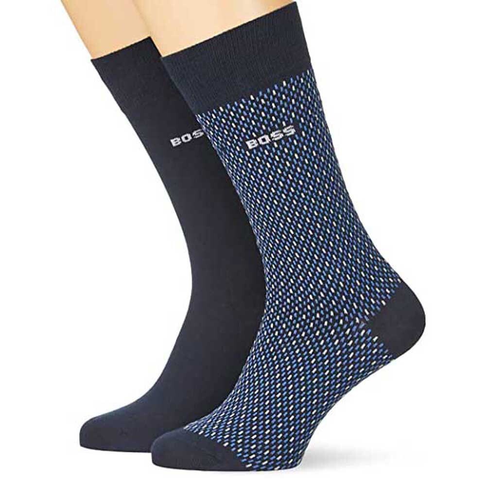 

Носки BOSS Minipattern 10248189 01 2 шт, синий