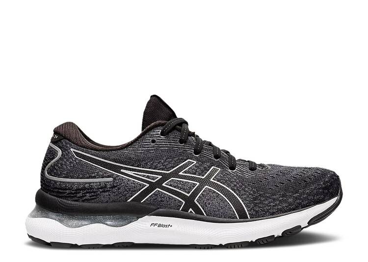 

Кроссовки ASICS WMNS GEL NIMBUS 24 WIDE 'BLACK WHITE', черный