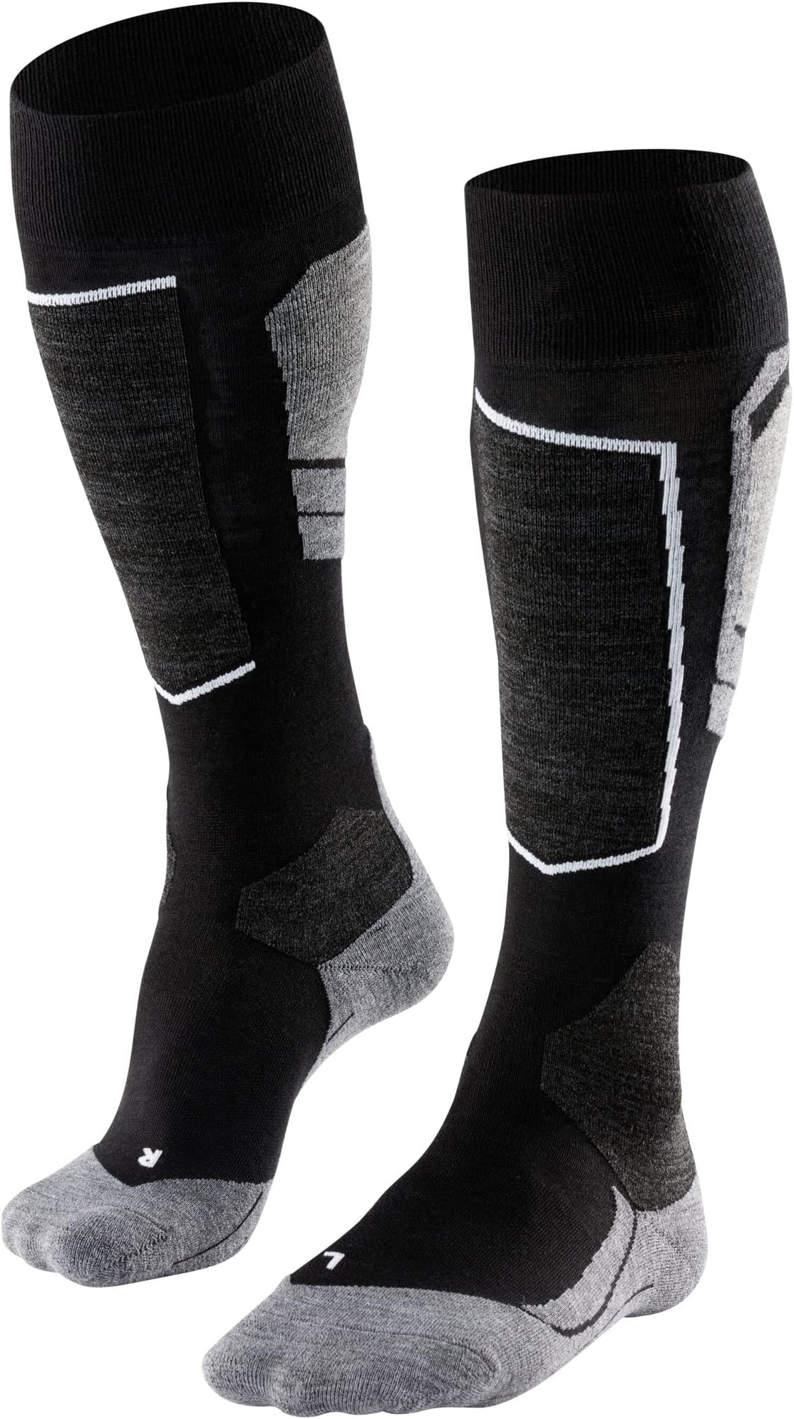 Лыжные носки до колена SK4 Falke, цвет Black/Mix лыжные носки до колена sk4 falke цвет off white