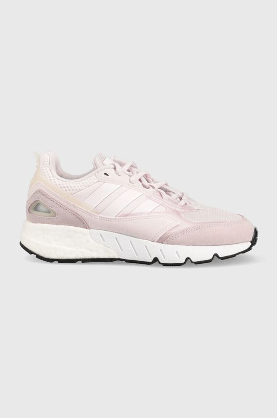 Кроссовки ZX 1K Boost adidas Originals, розовый кроссовки adidas originals zx 1k boost shoes white