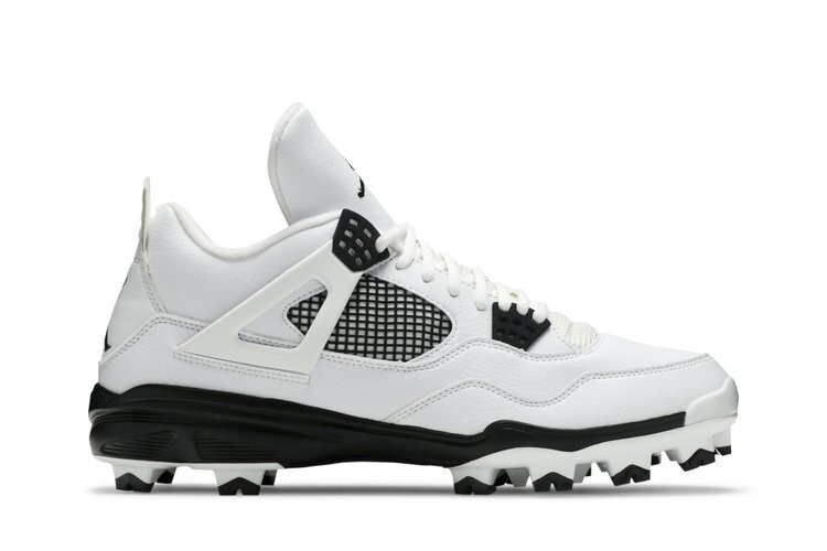 

Кроссовки Air Jordan 4 Retro MCS 'White Black', белый