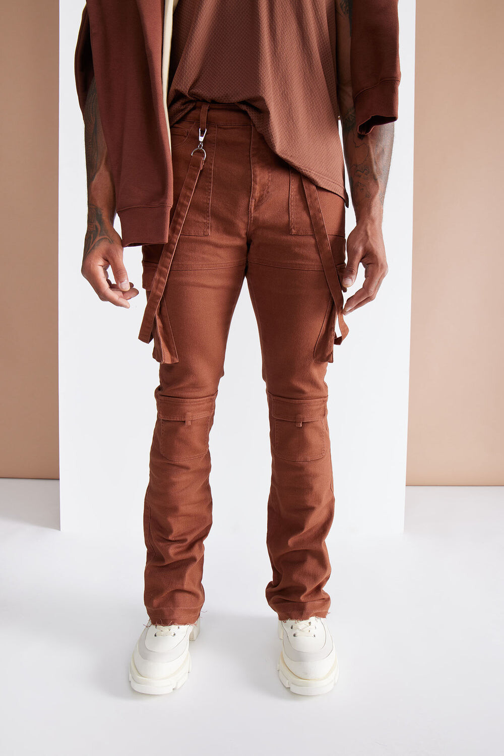 

Джинсы скинни Fashion Nova FNMH1289, шоколад