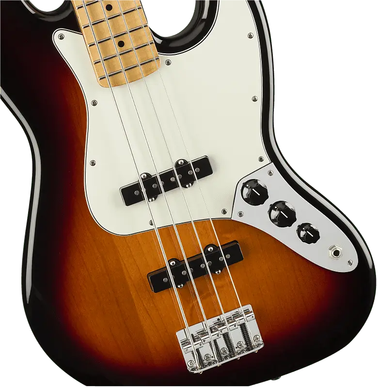 

Fender Player Jazz Bass, кленовый гриф, 3 цвета Sunburst 0149902500