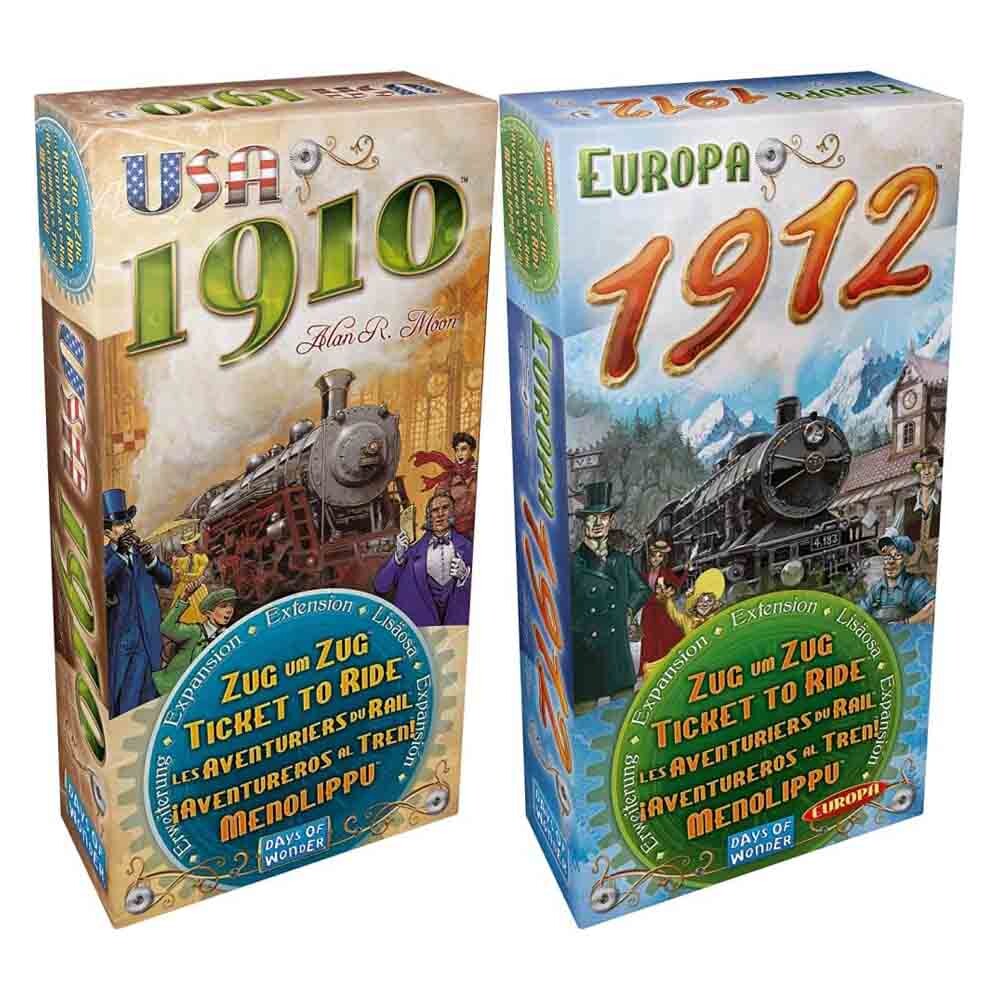 

Набор дополнений Days of Wonder: Ticket to Ride USA 1910 And Europa 1912