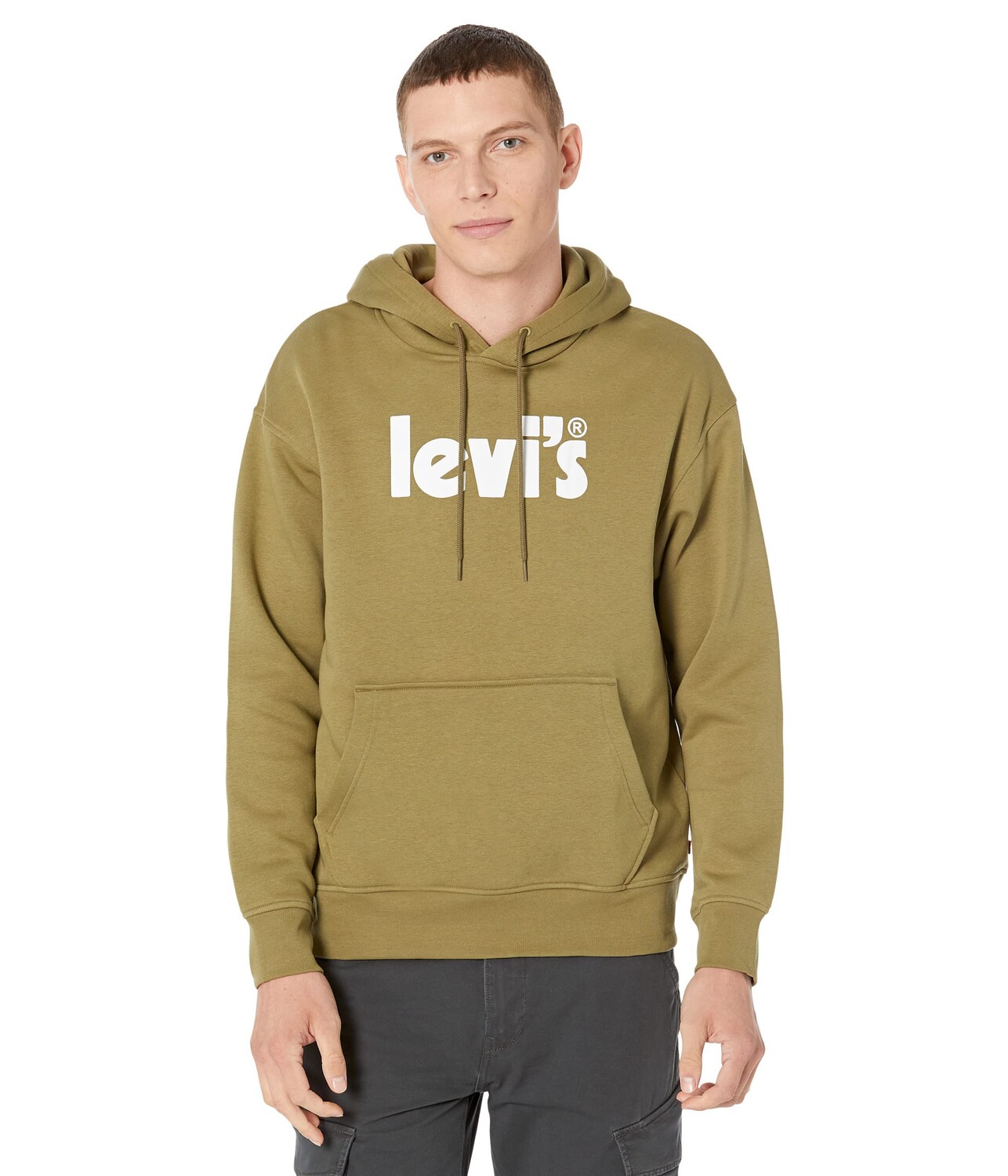 

Худи Levi's Mens, Relaxed Graphic Pullover, Коричневый