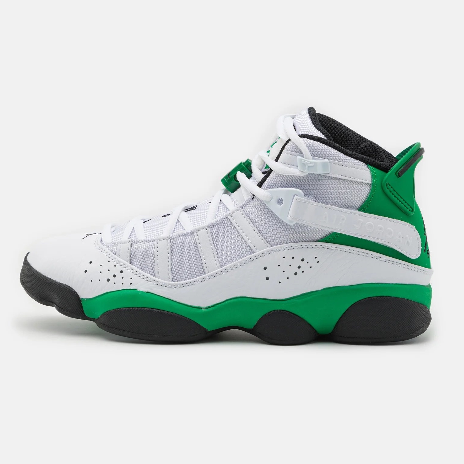 Кроссовки Nike Air Jordan 6 Rings, белый/зеленый/черный