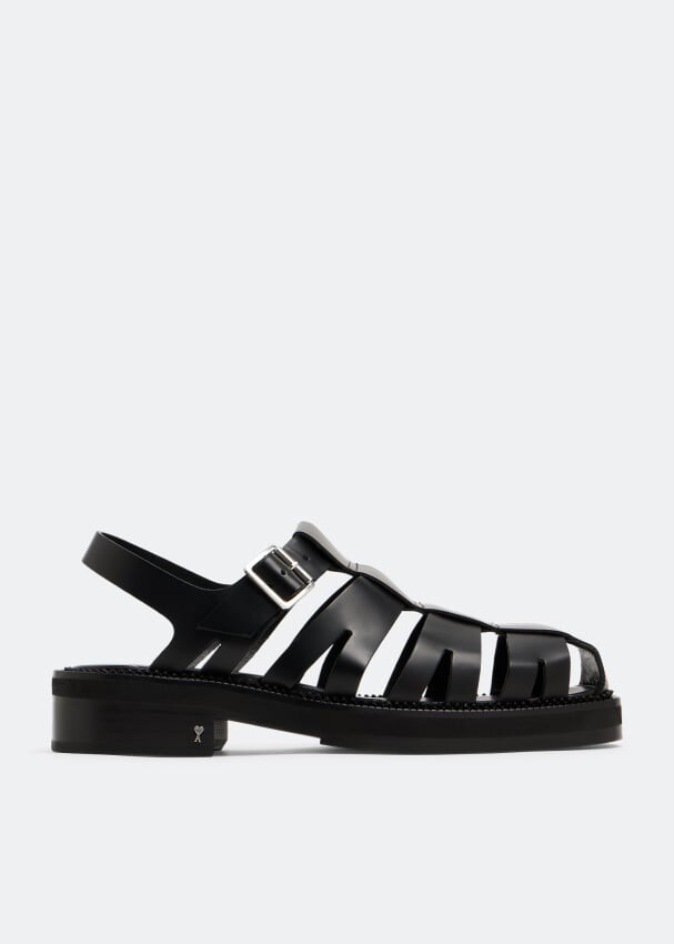 

Сандалии AMI Fisherman sandals, черный