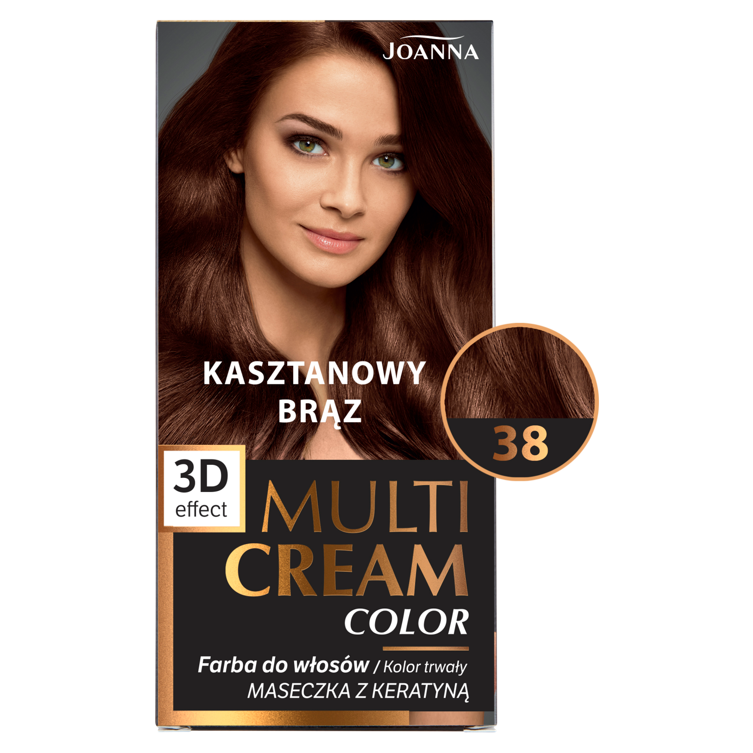 Каштановая 38. Joanna Multi Cream Color. Лореаль мажирель 7.13.