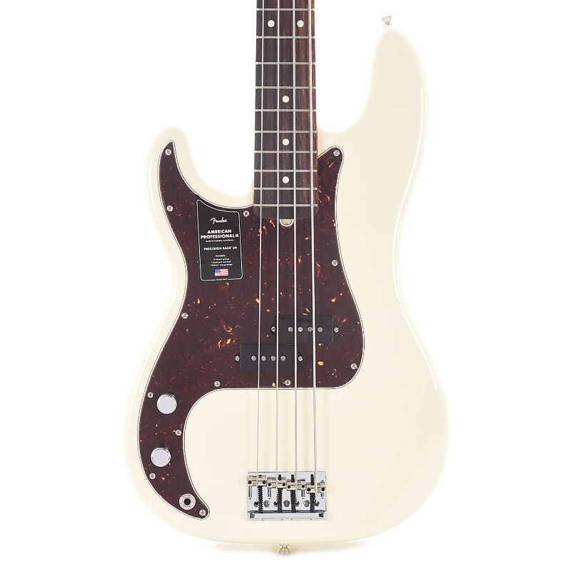 

Бас-гитара Fender American Professional II Precision Bass Olympic White LEFTY