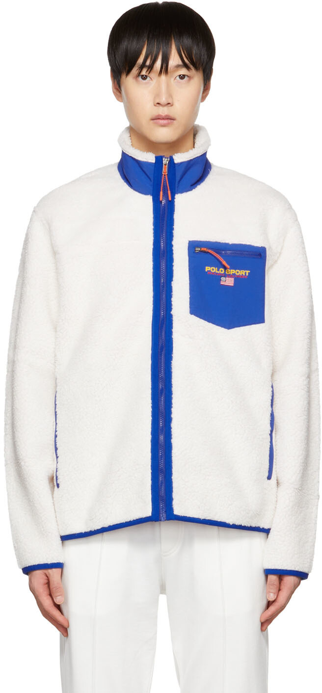 

Белая спортивная толстовка Polo Ralph Lauren, Белый