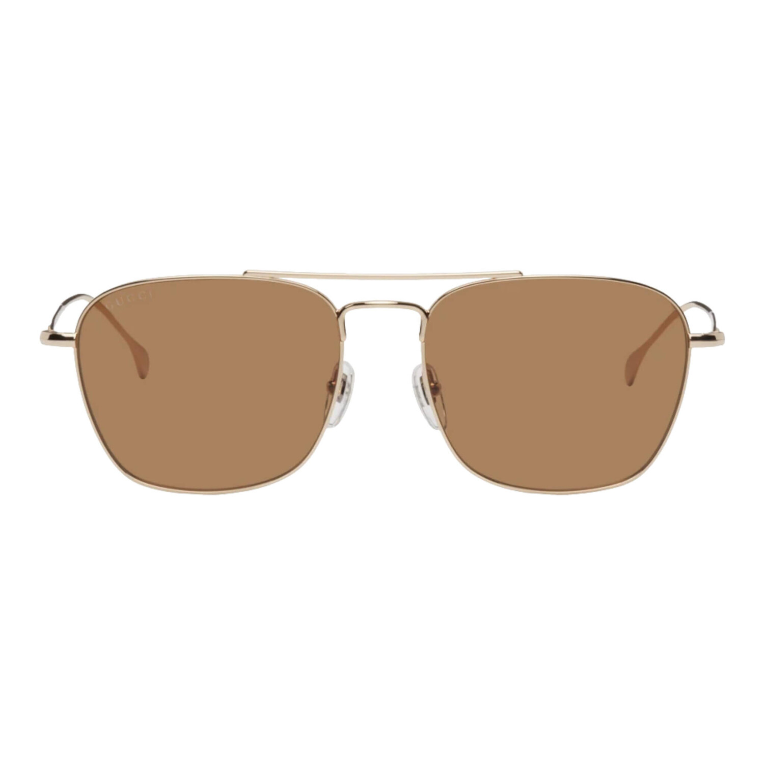 

Солнцезащитные очки Gucci Aviator, коричневый/золотой