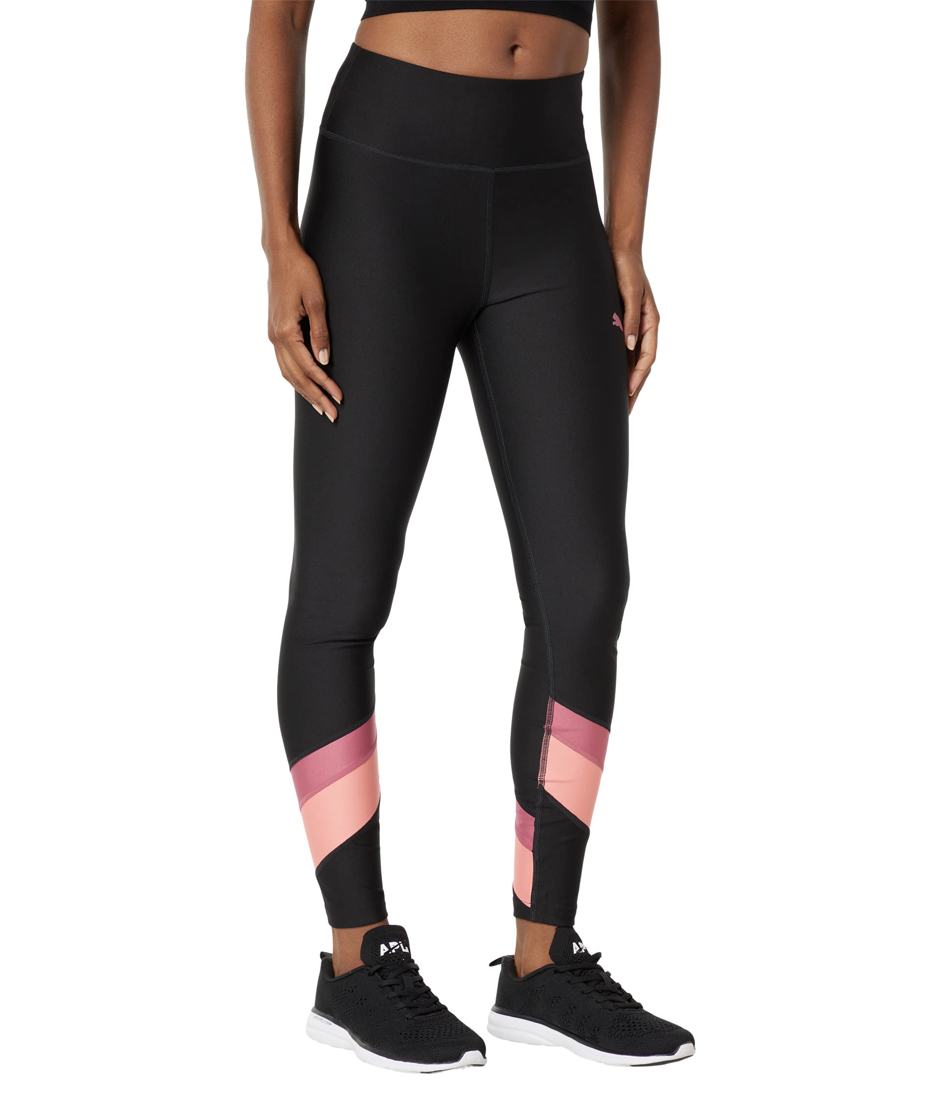 Брюки PUMA, Color-Block Stacked Poly Tights кроссовки puma cali dream white dusty orchid