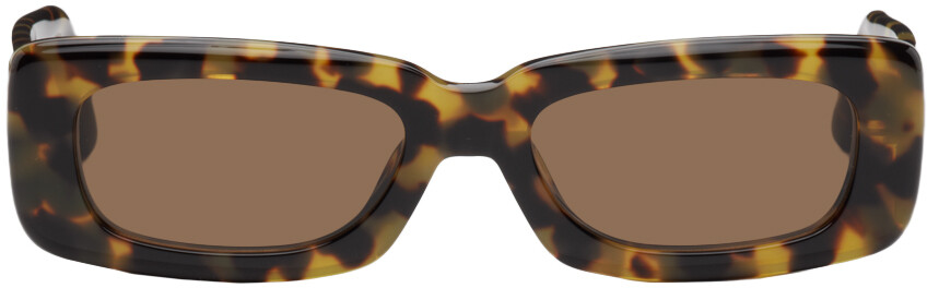 

Черепаховые солнцезащитные очки Linda Farrow Edition Mini Marfa The Attico