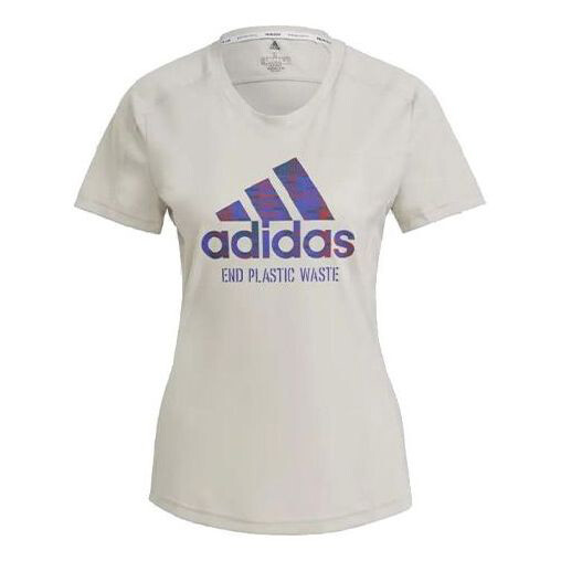 

Футболка Adidas Pfo Gpx Tee W Contrasting Colors Logo Printing Sports Short Sleeve Bauxite Brown T-Shirt, Коричневый