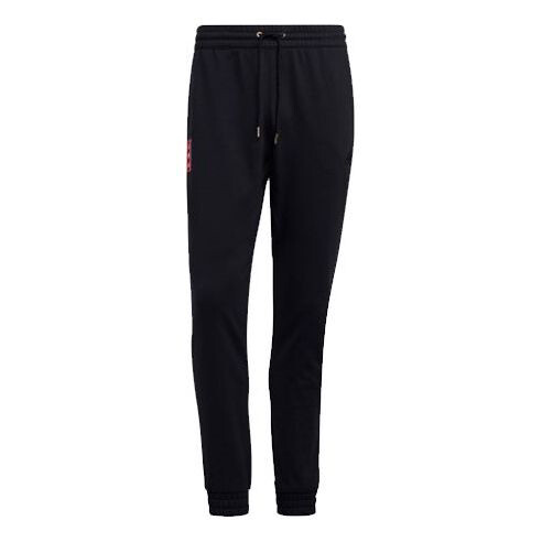 

Спортивные штаны Adidas Mic Spt Pant Logo Basketball Bundle Feet Sports Pants Black, Черный
