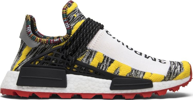 Кроссовки Adidas Pharrell x NMD Human Race Trail 'Solar Pack', черный - фото