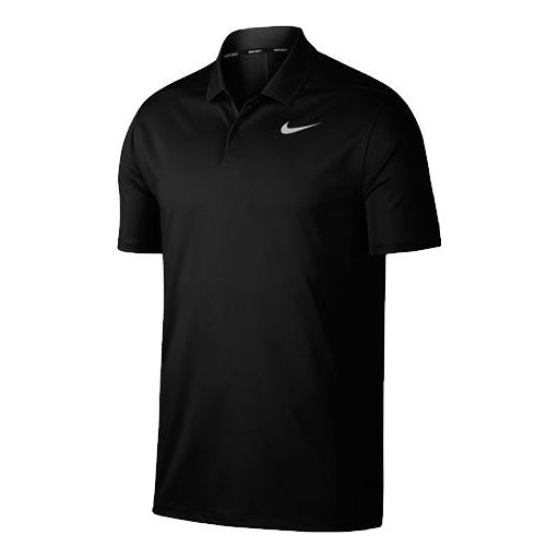 Футболка Nike Golf Dry Victory Casual Sports Short Sleeve Polo Shirt Black, черный