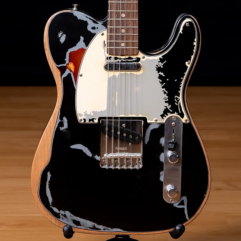 

Fender Joe Strummer Telecaster - Road Worn Black SN MX22257350