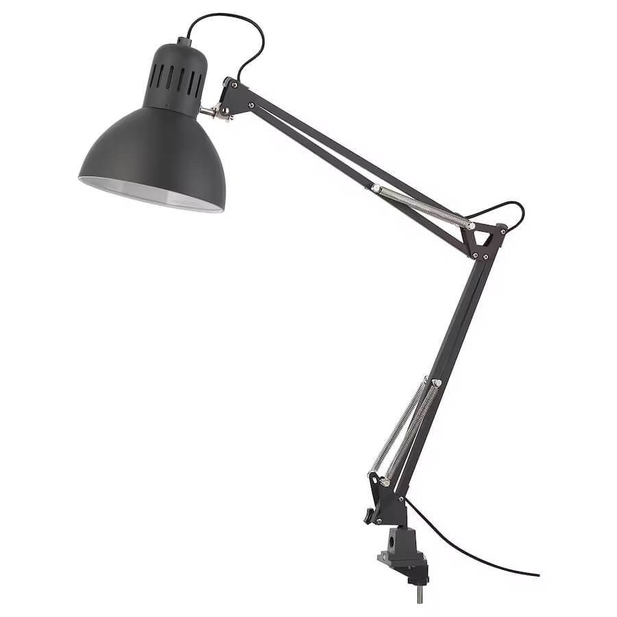 Рабочая лампа Ikea Tertial, темно-серый