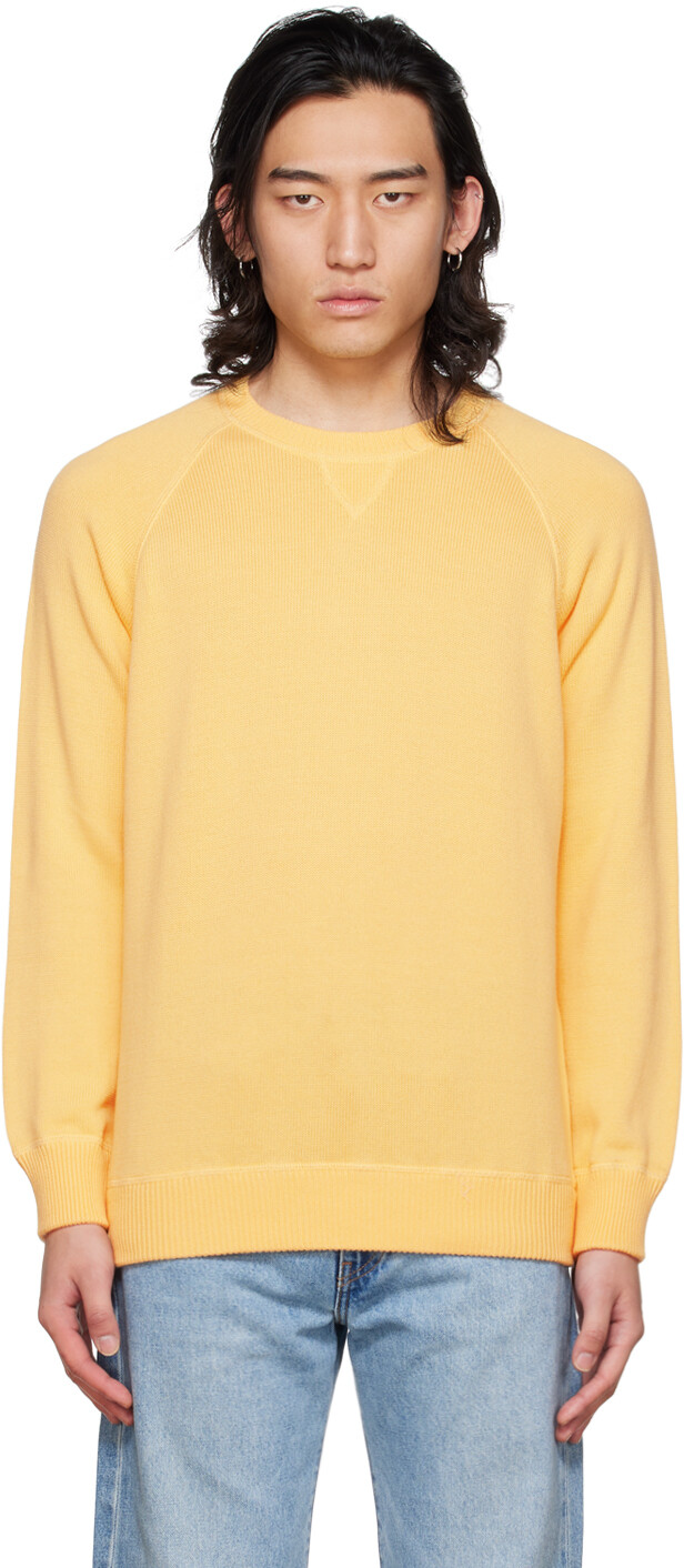 

Желтый свитер с регланами Ghiaia Cashmere