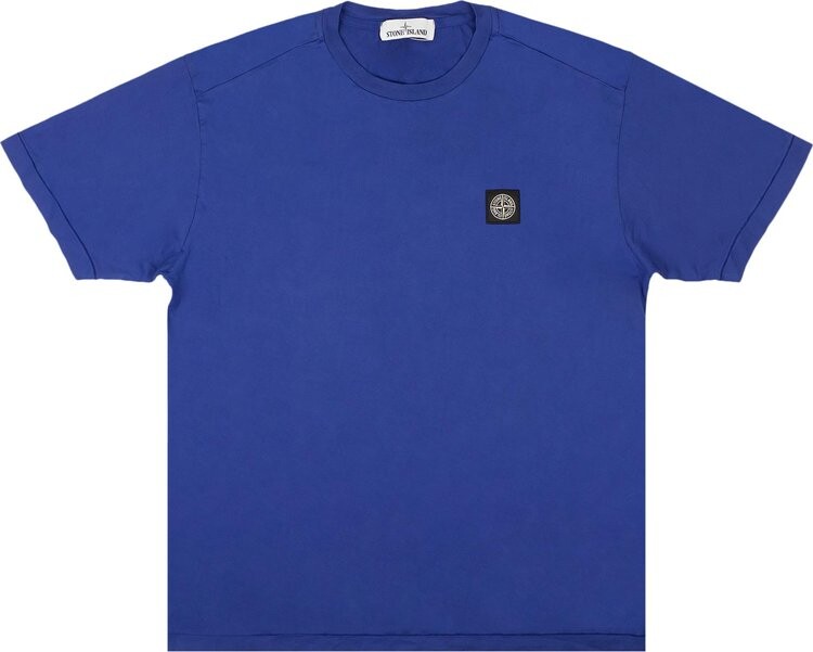 

Футболка Stone Island Logo Patch Short-Sleeve 'Periwinkle', синий